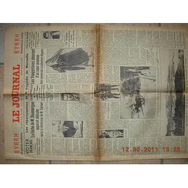 Le Journal 15336 Du 13/10/1934 Les Yougoslaves Pleurent Leur Souverain Disparu, Violette Noziere