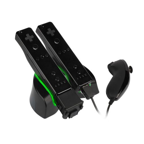 Subsonic Double Station De Charge Wii - Noire