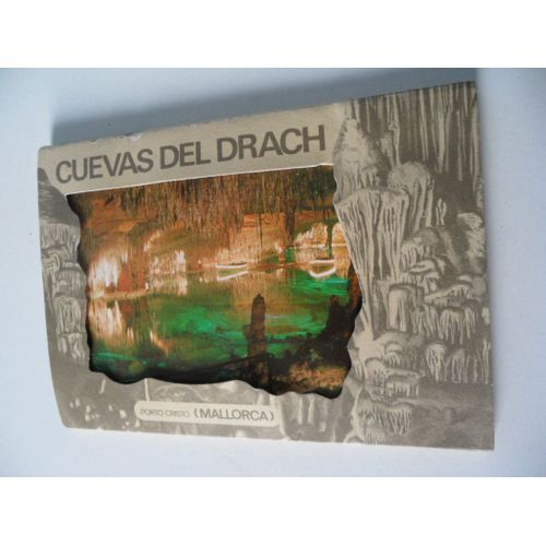 Carnet Dépliant Sur Les Grottes De (Cuevas Del Drach) Mallorca