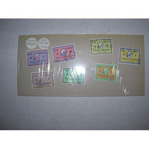 Beau Lot Timbres Amende Rare Partie A Envoyer