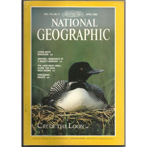 National Geographic N°175/4 : Nucléaire, Épave Du Kronan, Californie, Piste John Muir, Cartagena, Colombie, Plongeon Huard