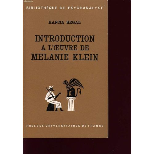 Introduction A L Oeuvre De Melanie Klein