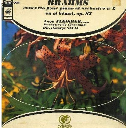 Disque Vinyle 33t Concerto Pour Piano Et Orchestre N°2 En Si Bemol, Op. 83