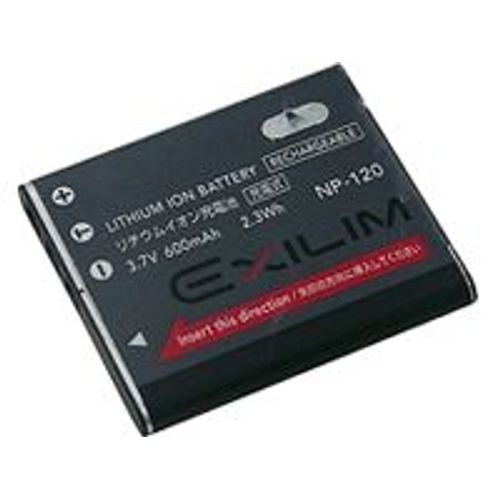 Casio NP-120 - Pile pour appareil photo Li-Ion - pour EXILIM-EX-Z770, Z880, Z900, ZS26, ZS27, ZS28; EXILIM ZOOM EX-Z790, ZS15, ZS30