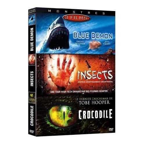 Monstres : Blue Demon Insects Crocodile (Coffret De 3 Dvd)