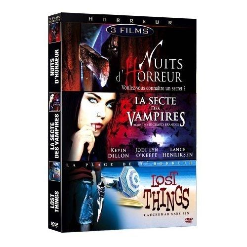 Horreur : Nuits D'horreur La Secte Des Vampires Lost Things (Coffret De 3 Dvd)