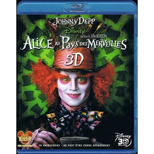 Alice Au Pays Des Merveilles (Tim Burton) - Blu Ray 3d