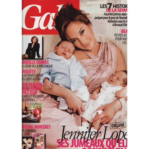 Gala / 09-04-2008 N°774 : Jennifer Lopez (6p) - Emmanuelle Béart (2p) - Mick Jagger (4p)