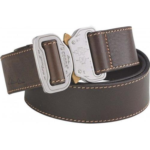 Ledergürtel Cobra 38 Ceinture Taille S 90 Cm, Gris