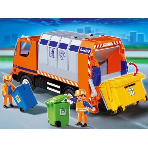 Playmobil 4418 - Camion Poubelle De Recyclage Des Ordures