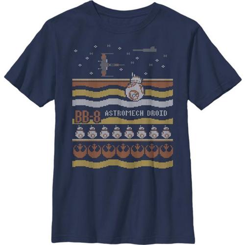 Star Wars, Le Réveil De La Force, Bb-8 Astromech Sweater, Christmas, Enfant T-Shirt