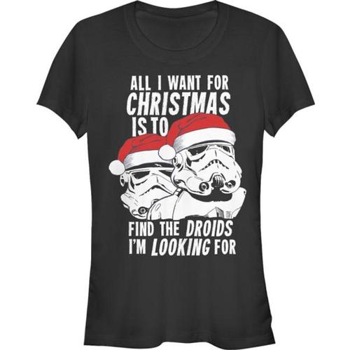 Star Wars, Stormtrooper Droids Im Looking For, Christmas, Femme T-Shirt
