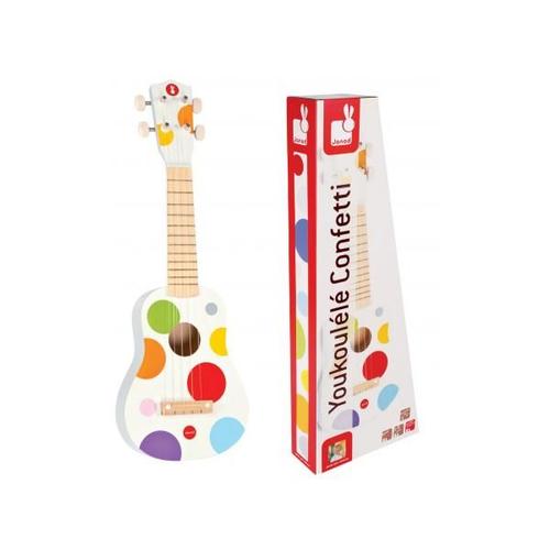 Guitare 4 cordes : Youkoulélé en bois Confetti