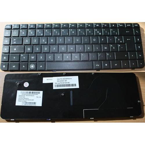 Hp G56 Noir French Clavier Pour Ordinateur Portable (Pc) De Remplacement (Key512)