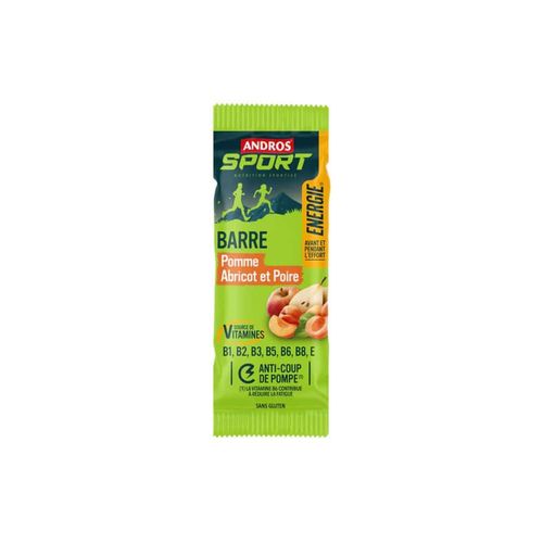 Barre Énergétique (40g)|Pomme Poire Abricot| Barres Énergétiques|Andros Sport 
