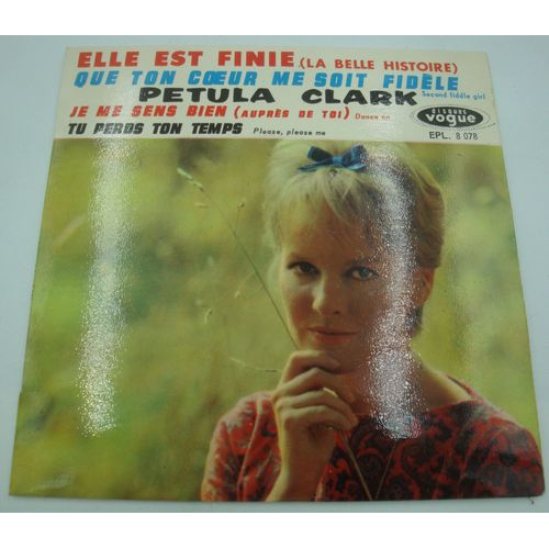 Petula Clark - Elle Est Finie/Que Ton Coeur Me Soit Fidèle/Tu Pers Ton Temps Ep 1963 Vogue