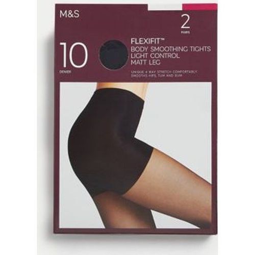 Lot De 2 Paires De Collants Fins Flexifit¿ 10 Deniers De Faible Contention - Multicolore