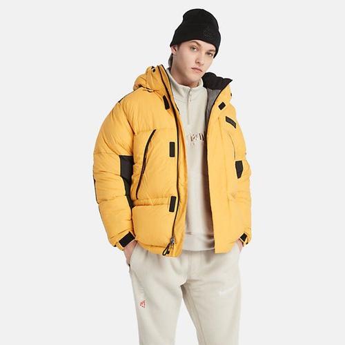 Dwr Recycled Down Puffer Parka - Doudoune Homme Mineral Yellow M - M
