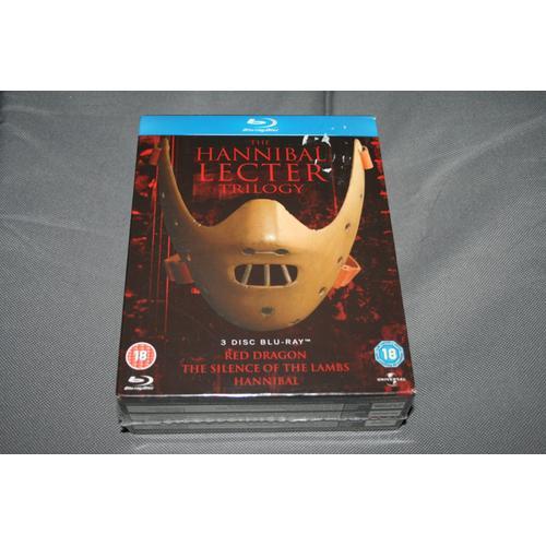 3 Blu Ray : Le Silence Des Agneaux  - Hannibal - Dragon Rouge - Anthony Hopkins - Jodie Foster.