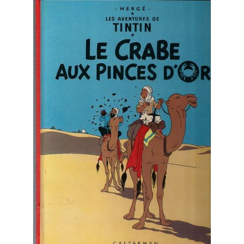 Le Crabe Aux Pinces D' Or - Les Aventures De Tintin. Quatrième Plat B36 / Dos Imprimé - 1966.