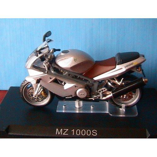 Moto Bike Mz 1000s Silver Ixo 1/24 Altaya 2 Roues 2003 Motorcycle Argente-Ixo