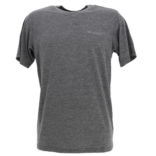 Tee Shirt Manches Courtes Columbia Columbia Hike Crew Gris Anthracite Chiné