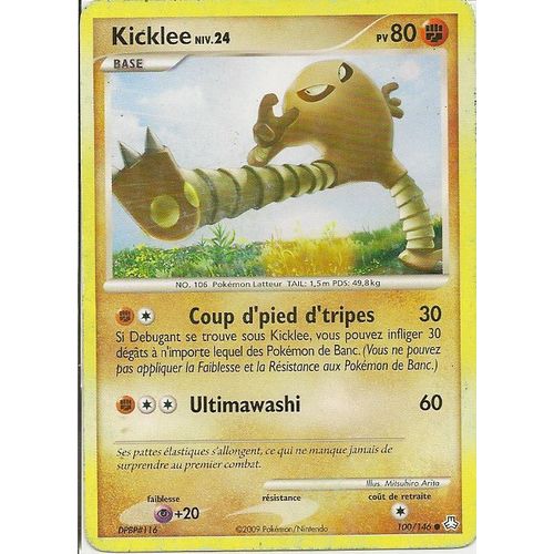 Kicklee - Pokemon - Niv.24 80pv 100/146