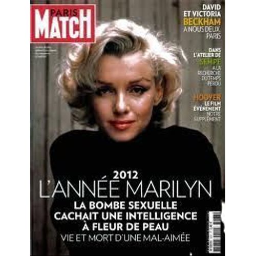 Paris Match 3267 29 Décembre 2011 2012 L'année Marilyn