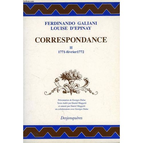 Correspondance - Tome 2, 1771 - Février 1772