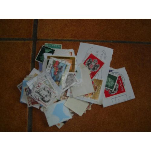 Lot Timbres Étrangers Europe, Asie