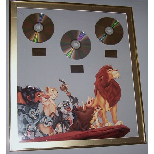 Disque D'or "Lle Roi Lion"