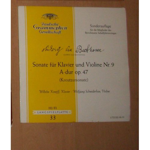 Beethoven Sonate Fur Klavier Und Violine N°9 A.Dur Op.47 Kreutzersonate