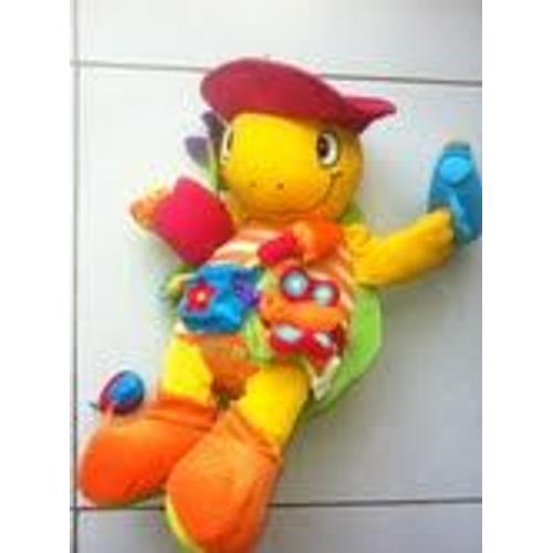 Doudou Peluche Tortue Franklin Multicolore "Tolo"