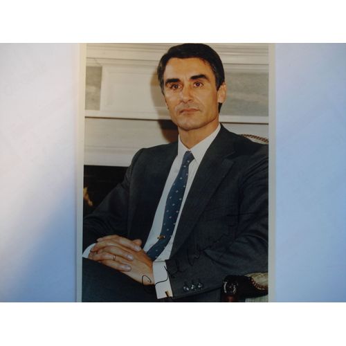 Photographie Autographiée De Anibal Cavaco Silva