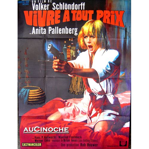 Vivre À Tout Prix (Mord Und Totschlag) / Affiche Originale 120x160cm (Mascii) / Volker Schlöndorff, 1967, Anita Pallenberg, Hans Peter Hallwachs