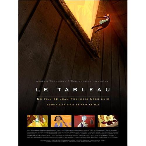 Le Tableau - Véritable Affiche De Cinéma - Format 120x160 - De Jean-François Laguionie Avec Jessica Monceau, Adrien Larmande - 2011