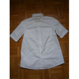 Chemisier Blanc Manches Courtes Taille S Marque Mango 2 Poches Devant