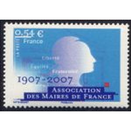 Timbre France Oblitéré "Centenaire De L'association Des Maires De France" 2007 Y&t 4007