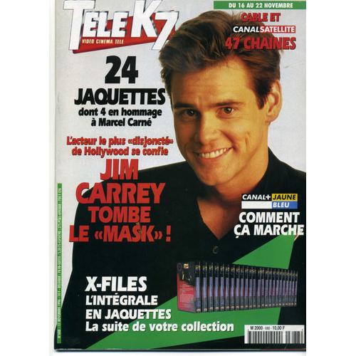 Tele K7 688 - Jim Carrey - X-Files