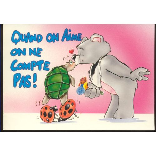 Collection Patty L'ourson, Dessin Stevens, " Quand On Aime On Ne Compte Pas"