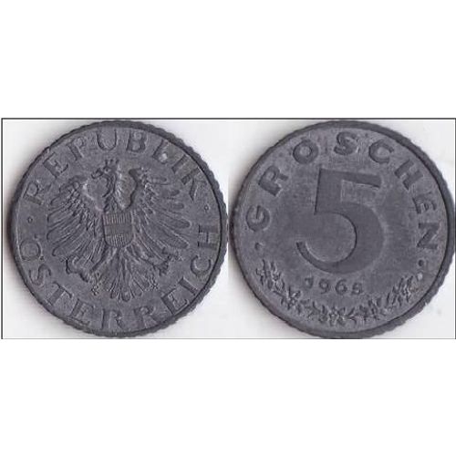 Pièce De 5 Groschens - Autriche 1965