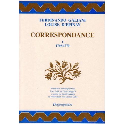 Correspondance - Tome 1, 1769-1770