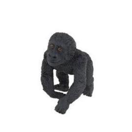 Femelle Gorille Réaliste Avec Bébé Animal Sauvage Cadeau Modèle Figurine 