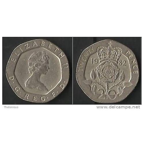 Pièce De 20 Pences - Royaume-Uni 1982