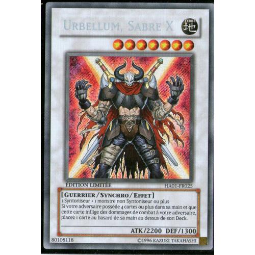 Urbellum Sabre X - Yu-Gi-Oh! - Ha01-Fr025 - St