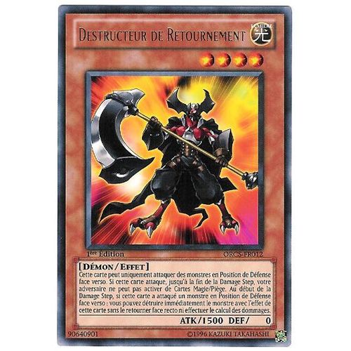 Yu-Gi-Oh ! Destructeur De Retournement Orcs-Fr012 Rare 1ère Ed