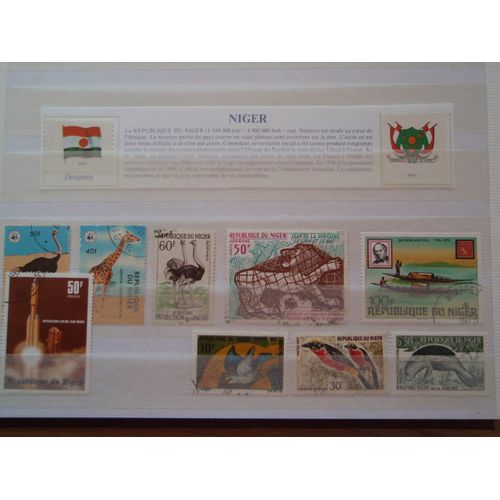 Lot De Timbres Du Niger
