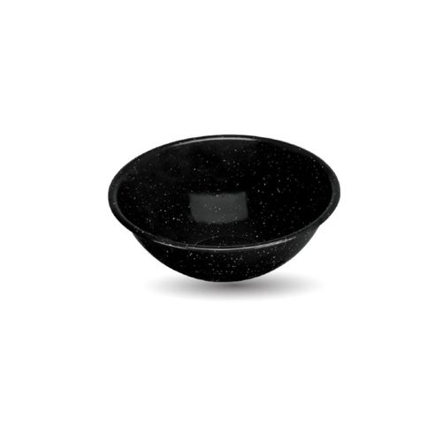 Graniteware | Petit Bol À14cm En Acier Émaillé | Compatible Four Et Lave-Vaisselle | Légère | Empilable | Résiste Aux Rayures | Noir