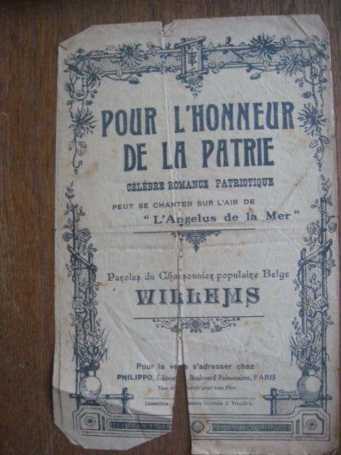 Pour L'honneur De La Patrie