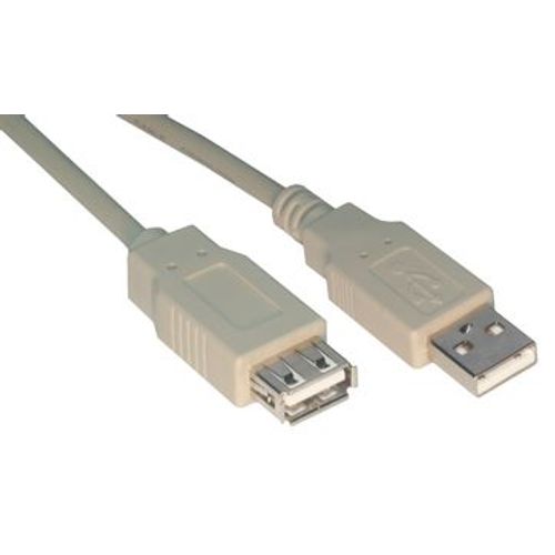 Rallonge USB 2.0 type A mâle / femelle - 1m